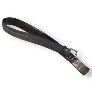 VINTAGE PER SE GENUINE LEATHER THICK SNAKE/GATOR TYPE BELT